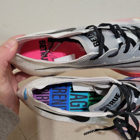 New Nike ZoomX Vaporfly Next% Be True Running Pride Marathon Mens Size 10.5 main image 4
